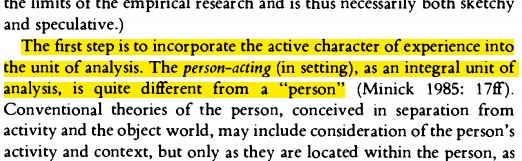 Заря когнитивной эпистемологии в Jane Lave "Cognition in Practice. Mind, Mathematics and Culture in Everyday Life" 1988